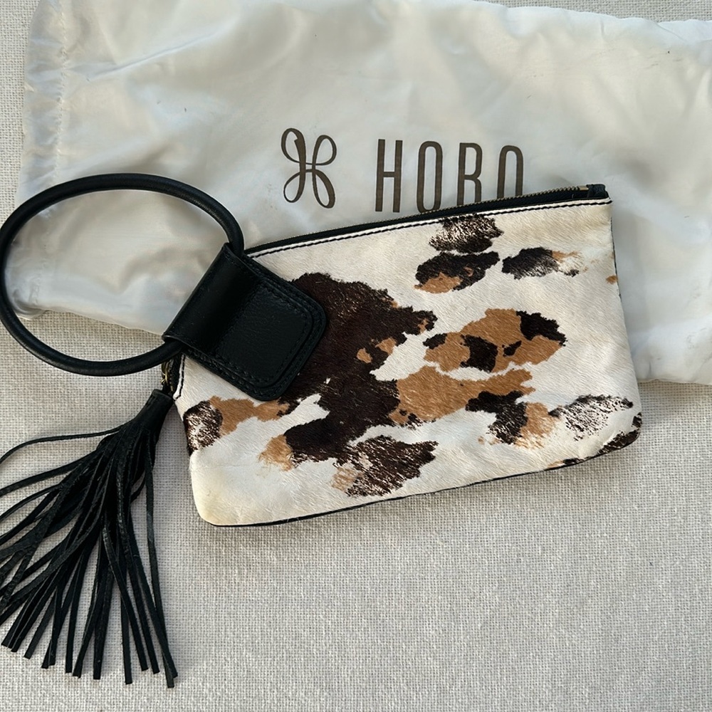 Hobo Sable Wristlet Calf hair